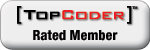 topcoder rated
      member